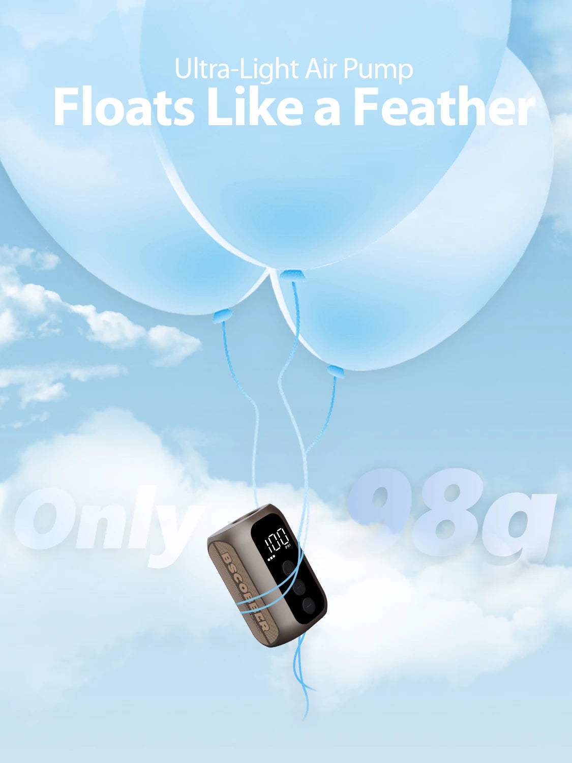 Ride Solutions A5 Mini Electric Bike Pump