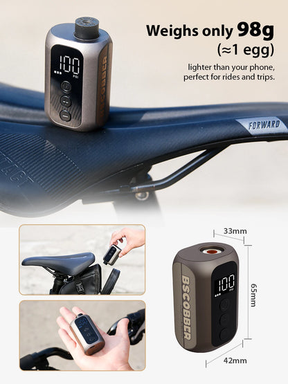 Ride Solutions A5 Mini Electric Bike Pump