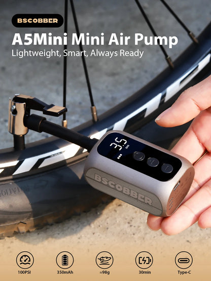 Ride Solutions A5 Mini Electric Bike Pump