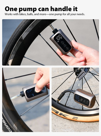 Ride Solutions A5 Mini Electric Bike Pump