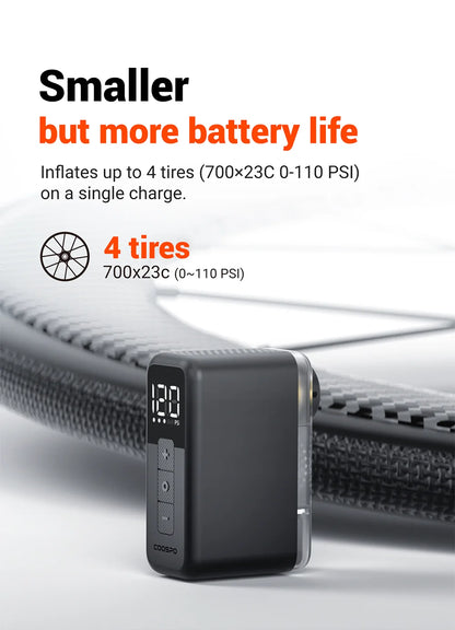 Ride Solutions X1 Mini Electric Bike Pump