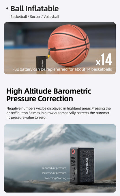 Ride Solutions AM6 Pro Electric Bike Pump