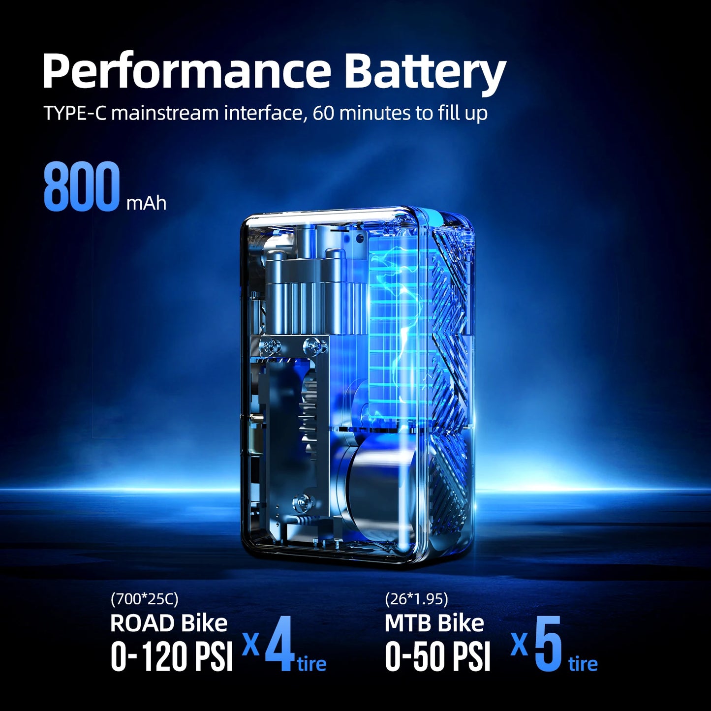 Ride Solutions AM6 Pro Electric Bike Pump