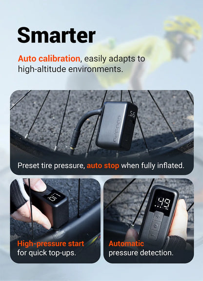 Ride Solutions X1 Mini Electric Bike Pump