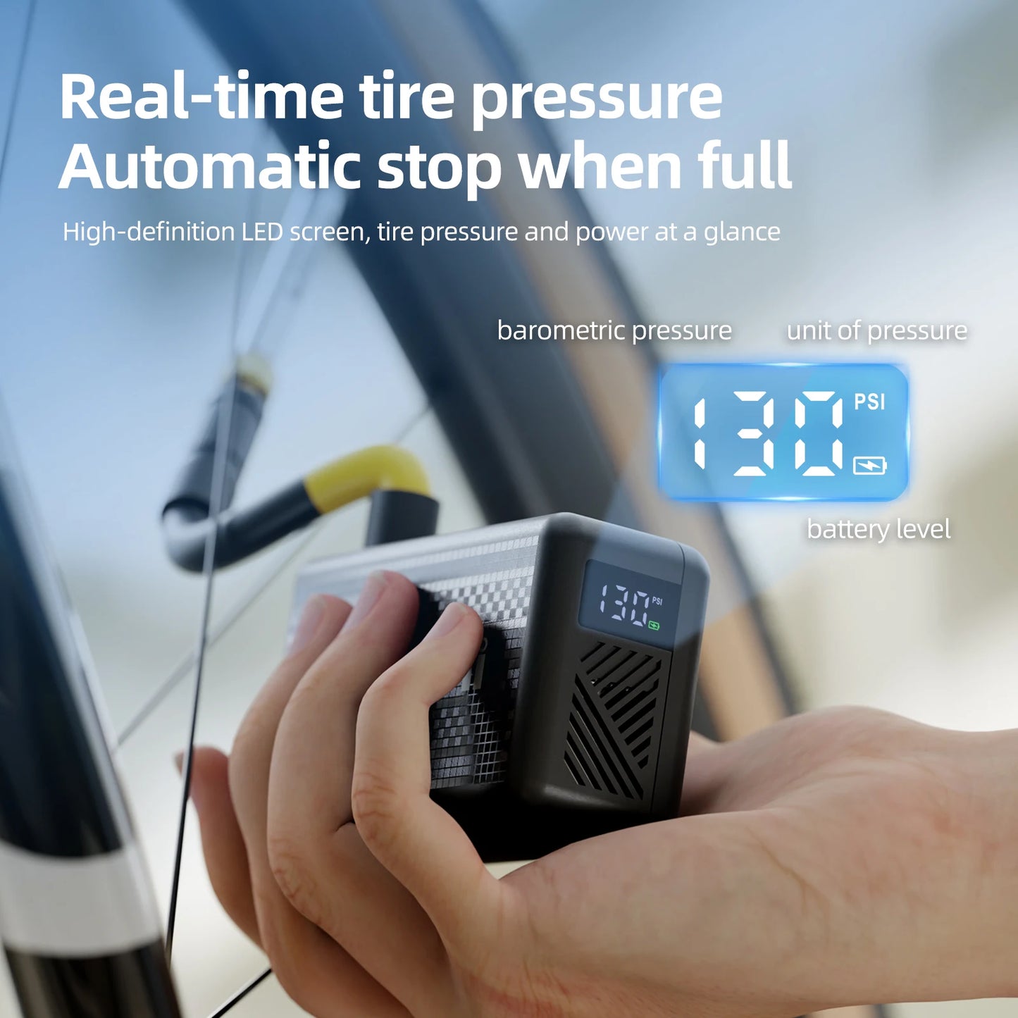 Ride Solutions AM6 Pro Electric Bike Pump