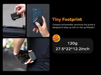 Ride Solutions AT1 Pro Mini Electric Bike Pump