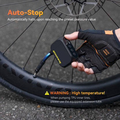 Ride Solutions AT1 Pro Mini Electric Bike Pump