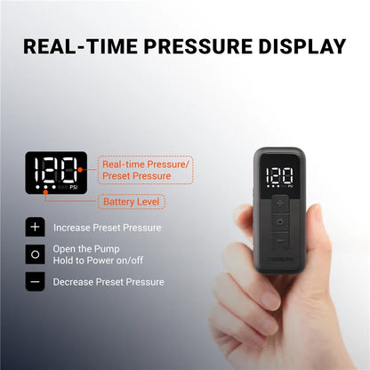 Ride Solutions X1 Mini Electric Bike Pump