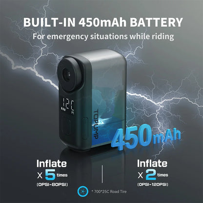 Ride Solutions TB2 Pro Mini Electric Bike Pump