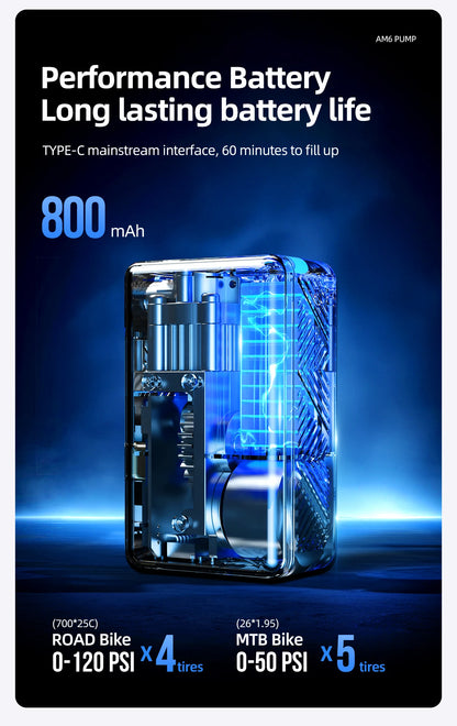 Ride Solutions AM6 Pro Electric Bike Pump