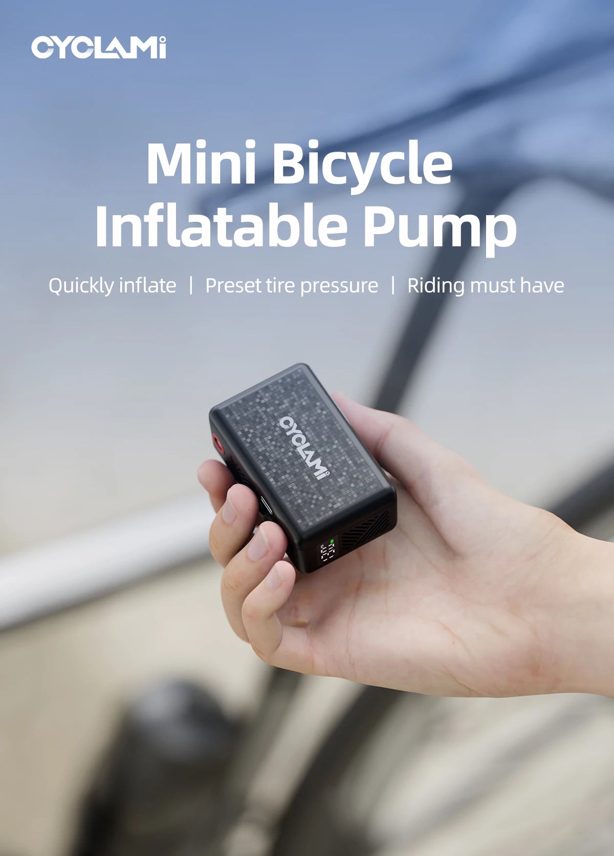 Ride Solutions AM6 Pro Electric Bike Pump