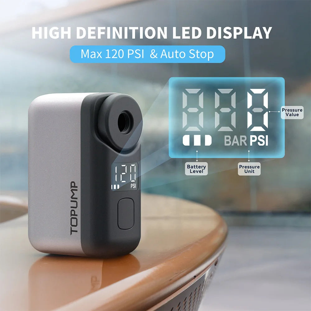 Ride Solutions TB2 Pro Mini Electric Bike Pump