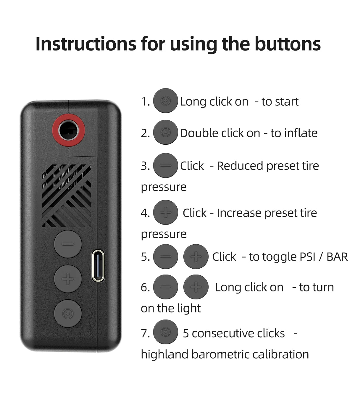 Ride Solutions AM6 Pro Electric Bike Pump